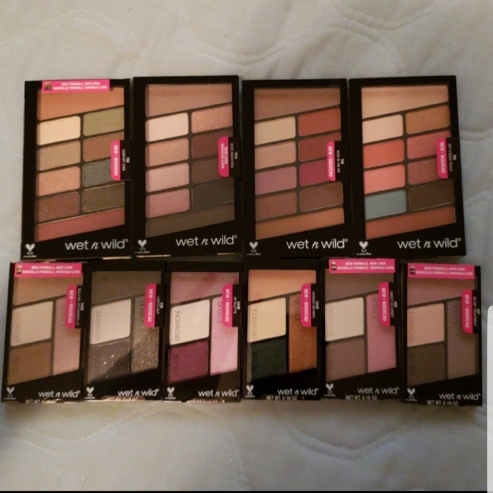 Wet N Wild Eyeshadow Palettes